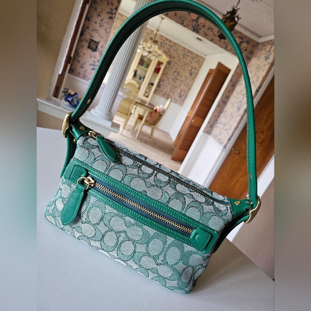 Green Coach Women's Bag